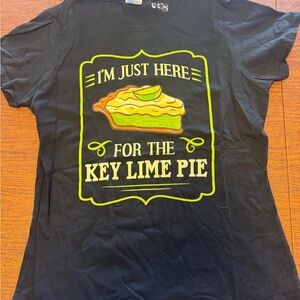 Women's Key Lime Pie Graphic Tee - Black
